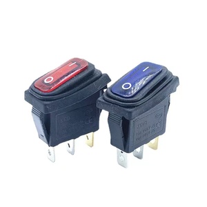 Interruptor Basculante LED de 20A 125VAC 15A 250VAC, KCD3 Impermeable, 3 Pines, SPST, Encendido/Apagado, con Terminales de Soldadura Marcados 'O I', PA66/PC, <span class=keywords><strong>CE</strong></span>/CQC/CB - Product Image 4