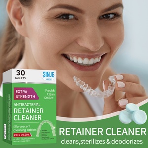 Tabletas Efervescentes de Silicona Antibacterianas al 99.9% para Limpieza de Dentaduras Postizas, Blanqueamiento Dental y Retenedores - Product Image 3
