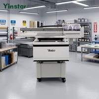 Printer UV Flatbed Yinstar UV 6090, Printer UV DTF, Printer UV Flatbed dengan 3 Head I3200 untuk Kaca, Kayu, dan Kaca