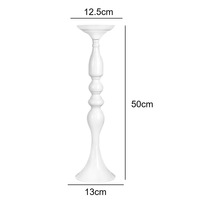 Vase décoratif élégant HY en or et argent pour centre de table de mariage