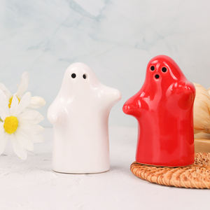 Stile di halloween caldo adorabile piccolo colorato vaso di pepe al sale in <span class=keywords><strong>ceramica</strong></span> contenitore di spezie <span class=keywords><strong>set</strong></span> per la decorazione della casa - Product Image 5