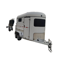 Remorque pour caravane 2026 pour 2 chevaux, chargement par le haut, avec canapé-lit