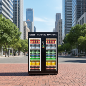 Distributeur automatique intelligent à double porte XMAI 1500L avec caméra IA, acceptant Visa, Apple Pay, <span class=keywords><strong>Google</strong></span> Pay, grande capacité - Product Image 1