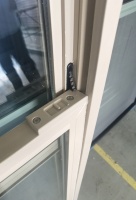 Fenêtres de maison noire, double suspension, pvc vinyle, double vitrage, fenêtre coulissante verticale en Pvc avec un bon prix