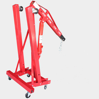 Grue de levage hydraulique pour moteur de voiture, petite, pliable, portable, 2 tonnes