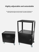 Support de projecteur laser à focale ultra courte pour poste de travail mobile mécanique sur chariot