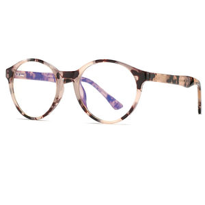 Lunettes de soleil à verres clairs, montures rondes rétro vintage de haute qualité en acétate, les montures optiques en acétate les plus populaires - Product Image 5