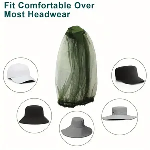 Mosquitera Ambiental para Exteriores, Cubrecabezas Antimosquitos para Viajes, Camping y Supervivencia al Aire Libre - Product Image 2