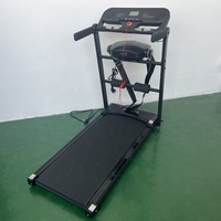 Caminadora Eléctrica Plegable Multifuncional con Masajeador, Capacidad de 100 kg, Pantalla LED, para Entrenamiento Cardiovascular en Casa
