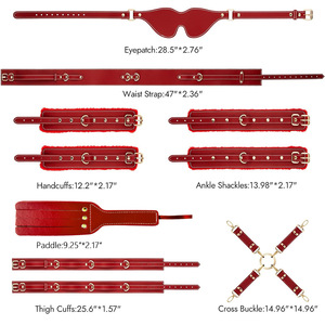 Kits de juguetes eróticos, correa de encuadernación, esposas inversas ajustables, juguete para parejas, cinturón de encuadernación BDSM, puño para piernas, juego sexual, tienda, juguetes para Adultos 18 + - Product Image 3