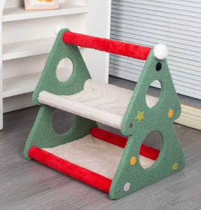 Griffoir pour <span class=keywords><strong>chat</strong></span> en forme de sapin de Noël moderne, <span class=keywords><strong>150</strong></span> <span class=keywords><strong>cm</strong></span>, 4 niveaux, sisal naturel écologique, utilisation en intérieur - Product Image 2