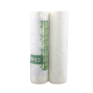 Rollo de toalla de papel de paño de <span class=keywords><strong>limpieza</strong></span> desechable de fibra de bambú de color personalizado al por mayor para la <span class=keywords><strong>limpieza</strong></span> de platos domésticos de cocina - Product Image 5