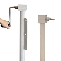 Cric de levage latéral pour camping-cars et caravanes, pied de support robuste pour remorque, pied de support d'angle pour remorque