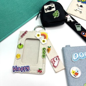 Mini Patch Brodé DIY en Tissu Motif Écusson Coréen, Accessoire Décoratif Tendance pour Sac, Étiquette de Nom, Sangle, avec Dos Adhésif Thermocollant - Product Image 1