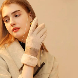 Mode personnalisé course à pied réchauffement dames mitaines <span class=keywords><strong>tactiles</strong></span> écran tactile laine hiver femmes <span class=keywords><strong>gants</strong></span> - Product Image 1