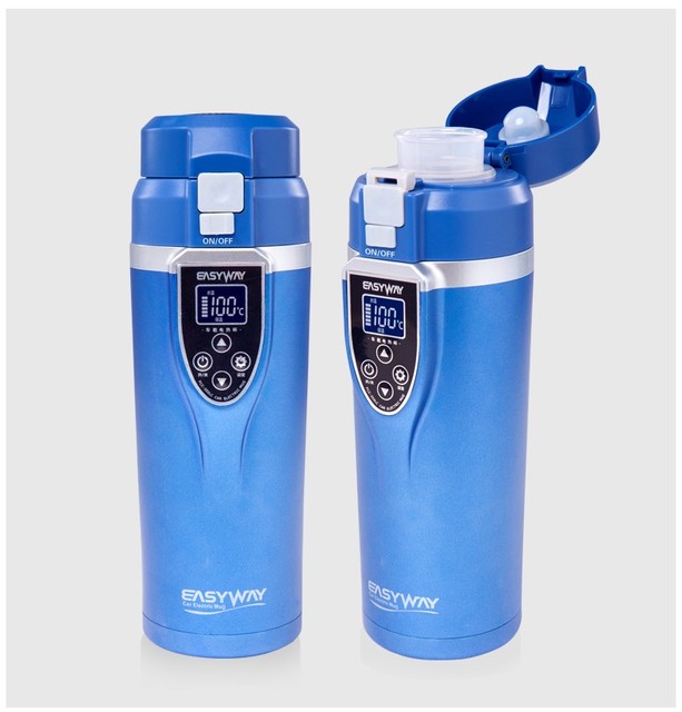 Thermos Portable Heated by Car Heating Stainless Steel Thermos Travel Thermos
