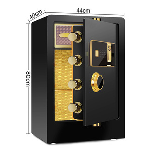 Coffre-fort en métal Big Secret avec serrure à clé et code numérique pour la maison, l'hôtel, le bureau, coffre-fort électronique intelligent pour espèces, coffre-fort numérique à poser au sol PST - Product Image 2