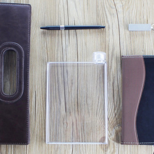 A5 Flat <b>Plastic</b> Cup Square Reusable <b>Drinkware</b> For Giveaways Business Gifts - Product Image 4