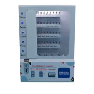 ตู้จำหน่ายสินค้าอัตโนมัติแบบติดผนังขนาดเล็ก บุหรี่ ลูกอม ช็อกโกแลต อาหาร ขนม เครื่องดื่มเย็น รองรับบัตรเครดิต คิวอาร์โค้ด SDK - Product Image 5