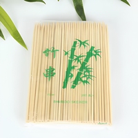 Brochettes de barbecue rondes en bambou, bâtonnets de bambou jetables pour barbecue, brochettes jetables en bambou rond