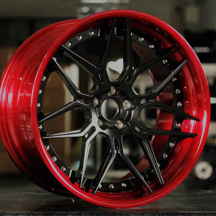 Classic Custom 2-piece Aluminum Forged Alloy Wheels Racing Car Wheels ...