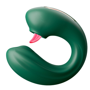 G-Spot Control Female <b>Vibrator</b> with Remote for Couples-Waterproof USB Rechargeable 8 Frequencies Dark Green & Purple - Product Image 1