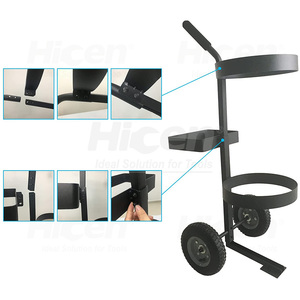 Chariot de jardin de pelouse, Transport Mobile, stockage d'outils de jardinage, seau de fleurs, <span class=keywords><strong>caddie</strong></span> sur <span class=keywords><strong>roues</strong></span> avec sac Oxford - Product Image 3