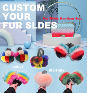 Pantofole in Pelle <span class=keywords><strong>con</strong></span> Fodera in Pelliccia per Uso Esterno Vendita all'Ingrosso di Ciabatte Personalizzate per Feste Estive <span class=keywords><strong>Scarpe</strong></span> e Stivali Morbidi da Donna. - Product Image 4