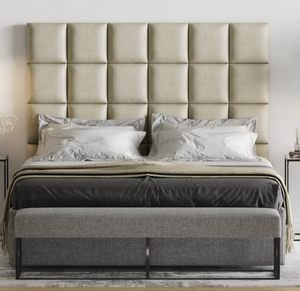 Panneaux muraux <span class=keywords><strong>de</strong></span> tête <span class=keywords><strong>de</strong></span> <span class=keywords><strong>lit</strong></span> rembourrés, chambre d'enfants, sécurité Anti-Collision, autocollants muraux 3D, décoration murale douce et épaisse, auto-adhésif facile - Product Image 2