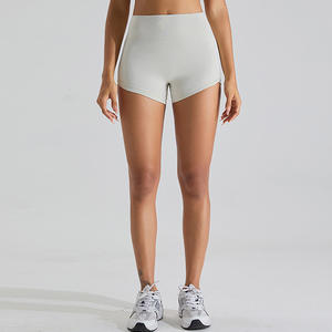 Shorts Deportivos de Verano para Mujer, Elegantes y Personalizados, Ajustados, Transpirables, con Cintura Elástica, Color Sólido - Product Image 3