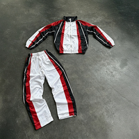 Ensemble de survêtement en nylon pour homme, veste coupe-vent et pantalon de survêtement, fermeture éclair, imperméable, de qualité supérieure, fabriqué sur mesure par un designer