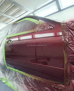 Peinture de finition de voiture OEM personnalisée 2K noir acrylique à base de dissolvant de rayures pour revêtement en caoutchouc appareil application de peinture en aérosol - Product Image 1