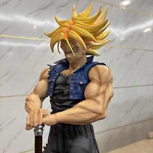HESPER 53CM Grande Taille Figurine Manga DRAGON BAI II Trunks Debout avec <span class=keywords><strong>Katana</strong></span> Modèle de Dessin Animé en PVC Jouet Figurine Anime Cadeau - Product Image 3