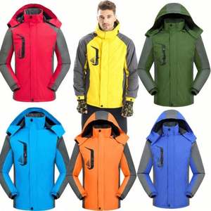 Vestes Softshell Imperméables Personnalisées avec Logo Brodé, Manteaux en Polyester, Coupe-Vent d'Extérieur, Veste de Travail pour Hommes – Vente en Gros - Product Image 1