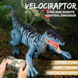 Jouets chanceux enfants jouets <span class=keywords><strong>dinosaure</strong></span> Mini <span class=keywords><strong>Velociraptor</strong></span> 5CH télécommande Simulation marche Rc <span class=keywords><strong>dinosaure</strong></span> - Product Image 4