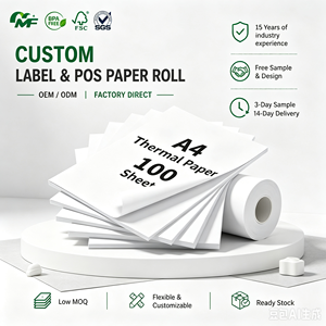 Carta Termica Diretta A4 Economica da 100 Fogli per Stampanti da Ufficio e Portatili - Product Image 1