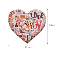 Produits uniques de Chine Amour Mignon Cadeau Valentine Horloge en peluche pour la décoration de la maison Décoration murale en métal Horloge