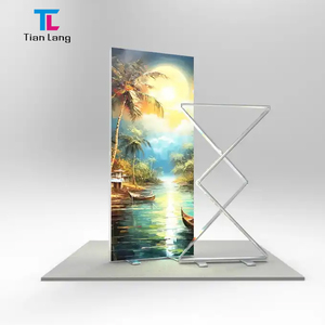 톈랑 도매 광고용 패브릭 LED 라이트박스 프레임리스 팝업 접이식 라이트 박스 프로모션용 - Product Image 2