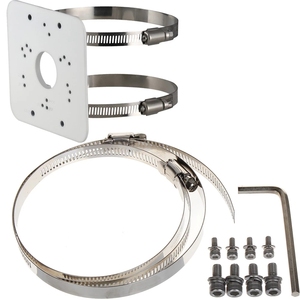 Original Dahua PFA152-E Pole Mount Bracket IP67 Waterproof Aluminum Housing White <b>IP</b> <b>Camera</b> Bracket - Product Image 4