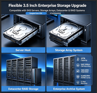 Disque dur NAS RedproWD2002FFSX 2 To 7200 tr/min SATA 6 Gbit/s 64 Mo de cache CMR 3,5 pouces pour systèmes de stockage en réseau RAID, de sauvegarde et de partage de fichiers