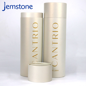Boîte d'emballage cylindrique en carton kraft pour capsules de gel alimentaire à base de plantes, design personnalisé, recyclable, tube en papier pour poudre de protéines - Product Image 3