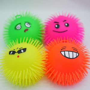 2025 Customized Hot Sale TPR Soft Rubber Convex Eye Hair Puffer Stretch <b>Squeeze</b> <b>Ball</b> Sports Relief Toys for Kids Boys and Girls - Product Image 2