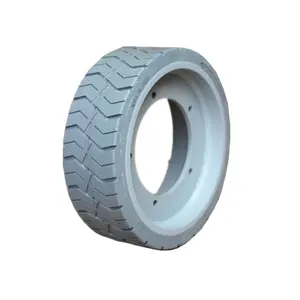 Chine pneus en caoutchouc solide 15x5 Genie roue de levage à ciseaux pour élévateur à ciseaux vertical mx19