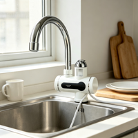 Robinet chauffe-eau électrique sans réservoir à alimentation par le bas, eau chaude rapide, pour cuisine domestique – Meilleure vente