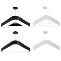 Lustre répandu Décoration suspendue commerciale personnalisée Dimmable Linkable Smart Led Linear Light