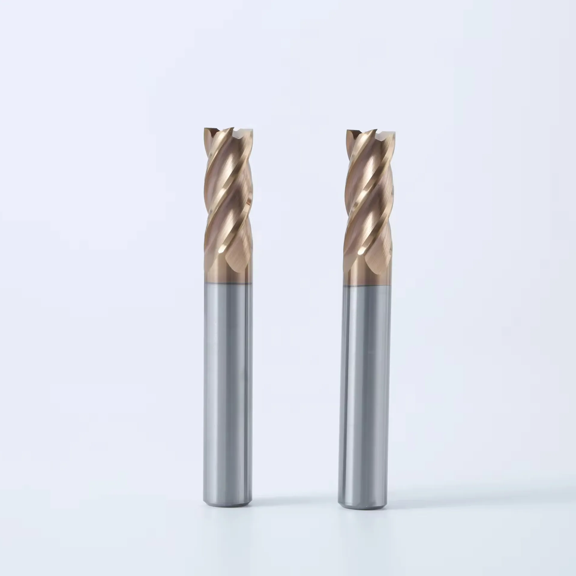High Quality Solid Carbide End Mill 4 Flute CNC Milling Cutter HRC55 Flat End Mill Customized