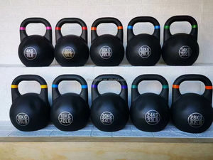Kettlebell de compétition en acier antidérapant de 32 kg avec revêtement de peinture satinée, pour le façonnage des fessiers, les squats et le fitness - Product Image 1