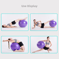 Pelota de Yoga de PVC Antiexplosión Premium para Pilates, Desinflado Lento, Alta Elasticidad, Color Personalizado, Bajo MOQ, Pelota de Ejercicio