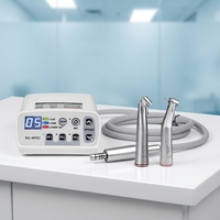 Kit de moteur de pièce à main dentaire KEUO 40000 tr/min, moteur turbine sans balais avec pièce à main contre-angle, écran tactile LCD et trois préréglages