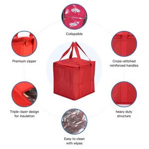 Professional Outdoor Promotional Thermal Bag Food Delivery Insulated Cooler Bag with Customized Logo - Product Image 2